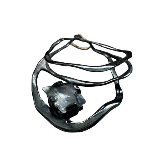 Alexis Bittar Miss Havisham Crystal Interlace Drop Earrings - Picture 4 of 16